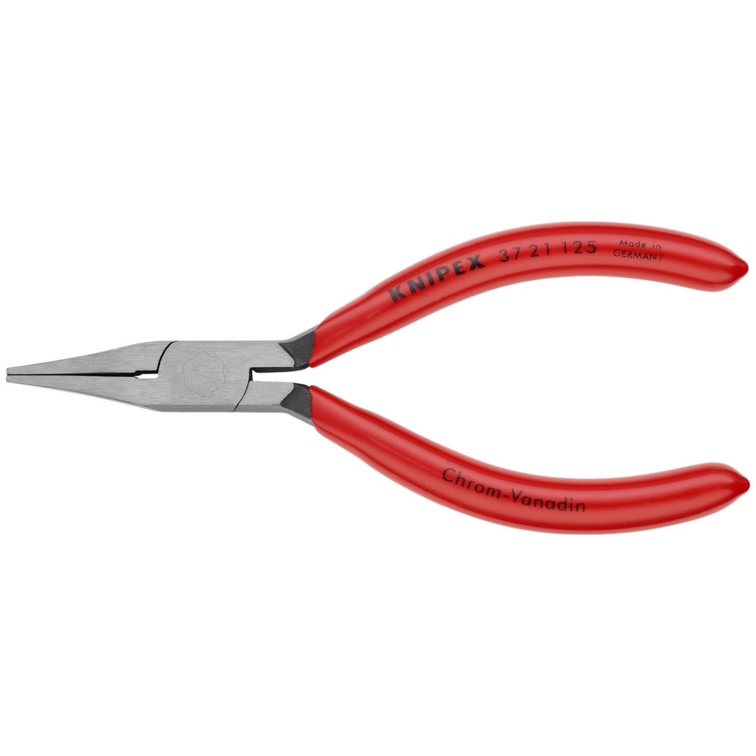Knipex 37 21 125 Electronics Gripping Pliers-Flat Pointed Tips