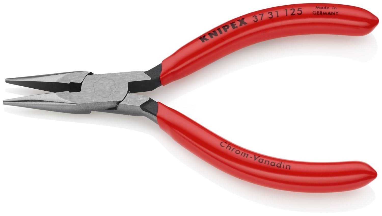 Knipex 37 31 125 Electronics Gripping Pliers-Half Round Tips