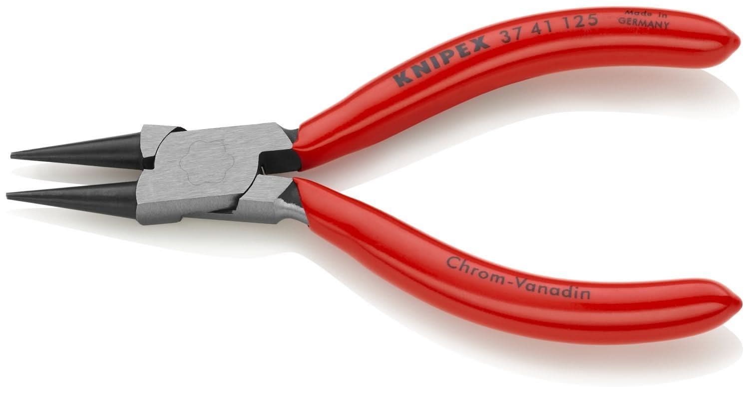 Knipex 37 41 125 Electronics Gripping Pliers-Round Pointed Tips