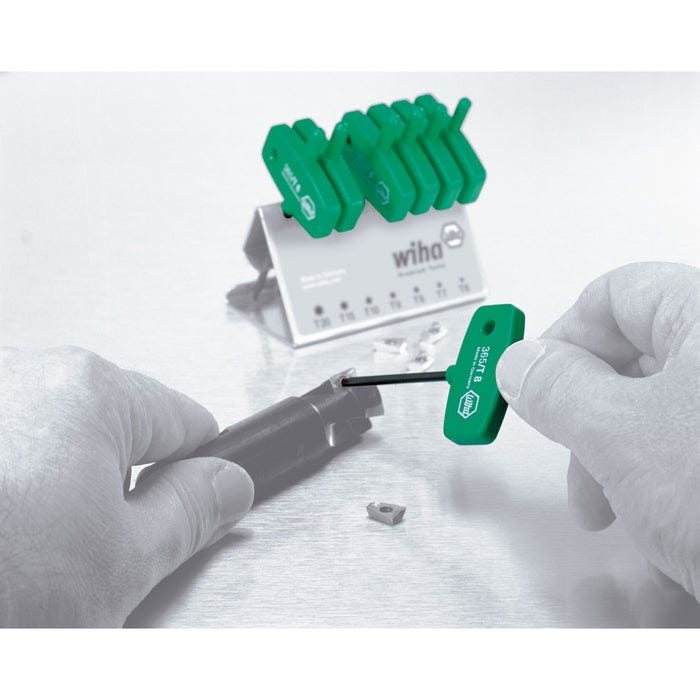 Wiha 37090 7-Piece Torx Flag Handle Screwdriver Set