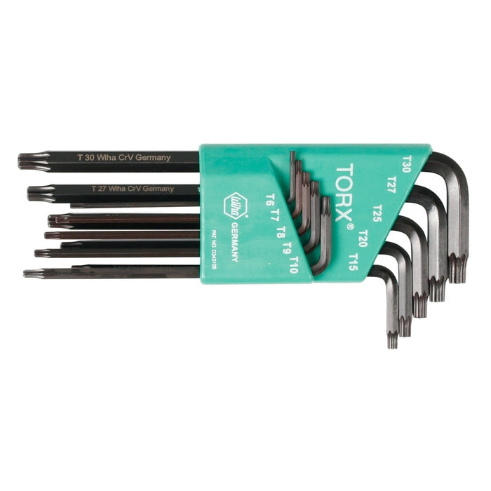Wiha 37192 10-Piece MagicSpring Torx L-Key Set