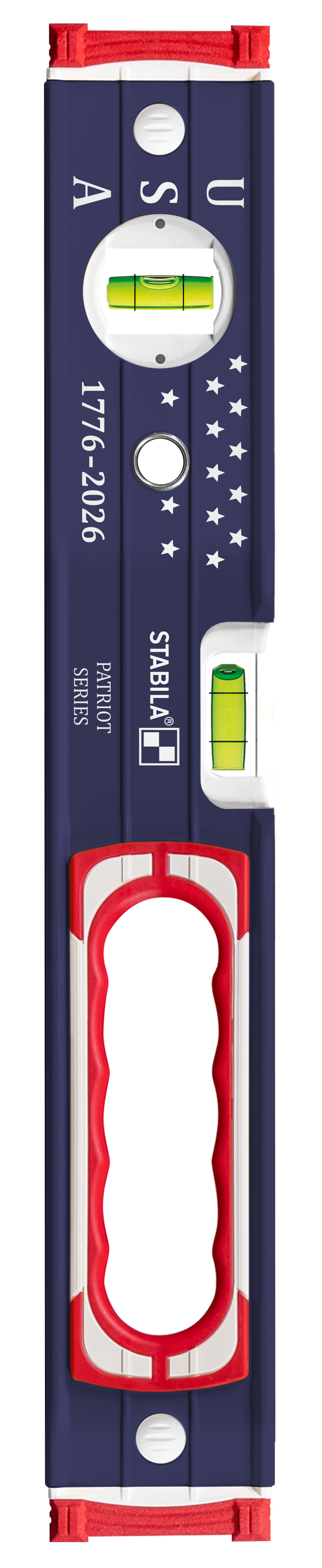 Stabila Limited Edition Patriotic Type 196 Heavy Duty 16-in. and 48-in. Level Set (37250)