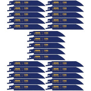 Irwin 372614B Metal Cutting Reciprocating Bi-Metal Blade 6-in. 14 TPI 25 Pack