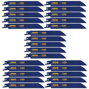 Irwin 372618B Metal Cutting Reciprocating Bi-Metal Blade 6-in. 18 TPI 25 Pack