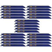Irwin 372810B Wood & Metal Cutting Reciprocating Saw Blade 8-in. 10 TPI 25 Pack