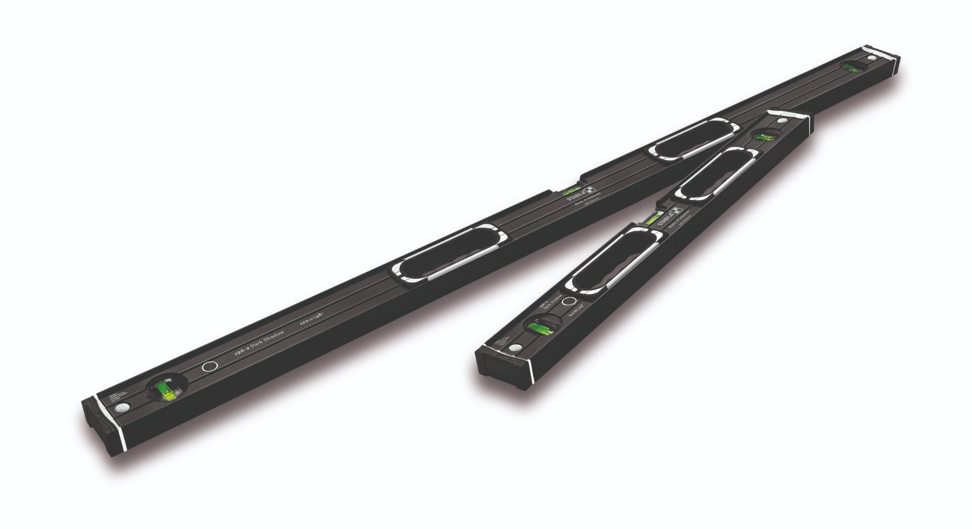 Stabila 37300 2-Piece Type 196 2-Piece Dark Shadow 24 in. / 48 in. Level Set