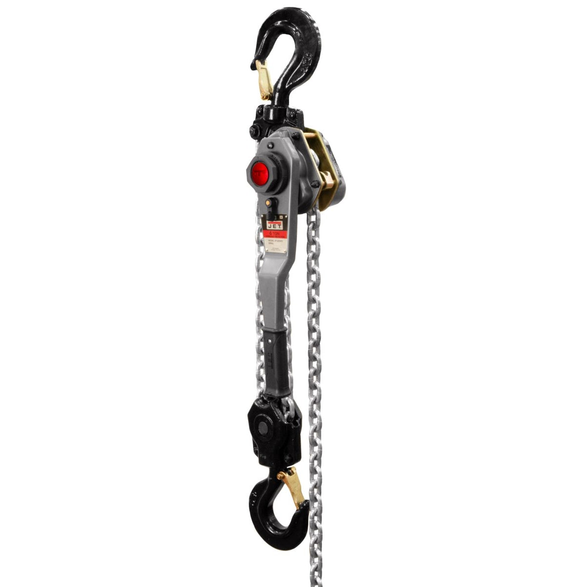 JET 376603 JLH Series 6 Ton Lever Hoist, 20-Foot Lift with Overload Protection