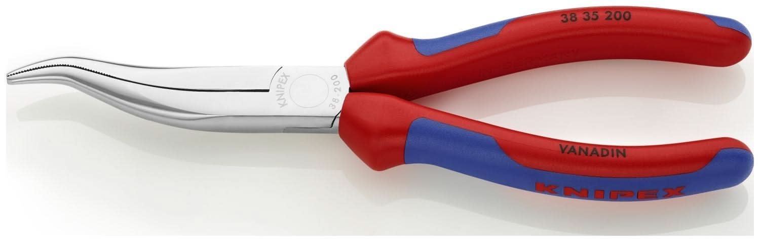 Knipex 38 35 200 Long Nose Pliers without Cutter-S Shape