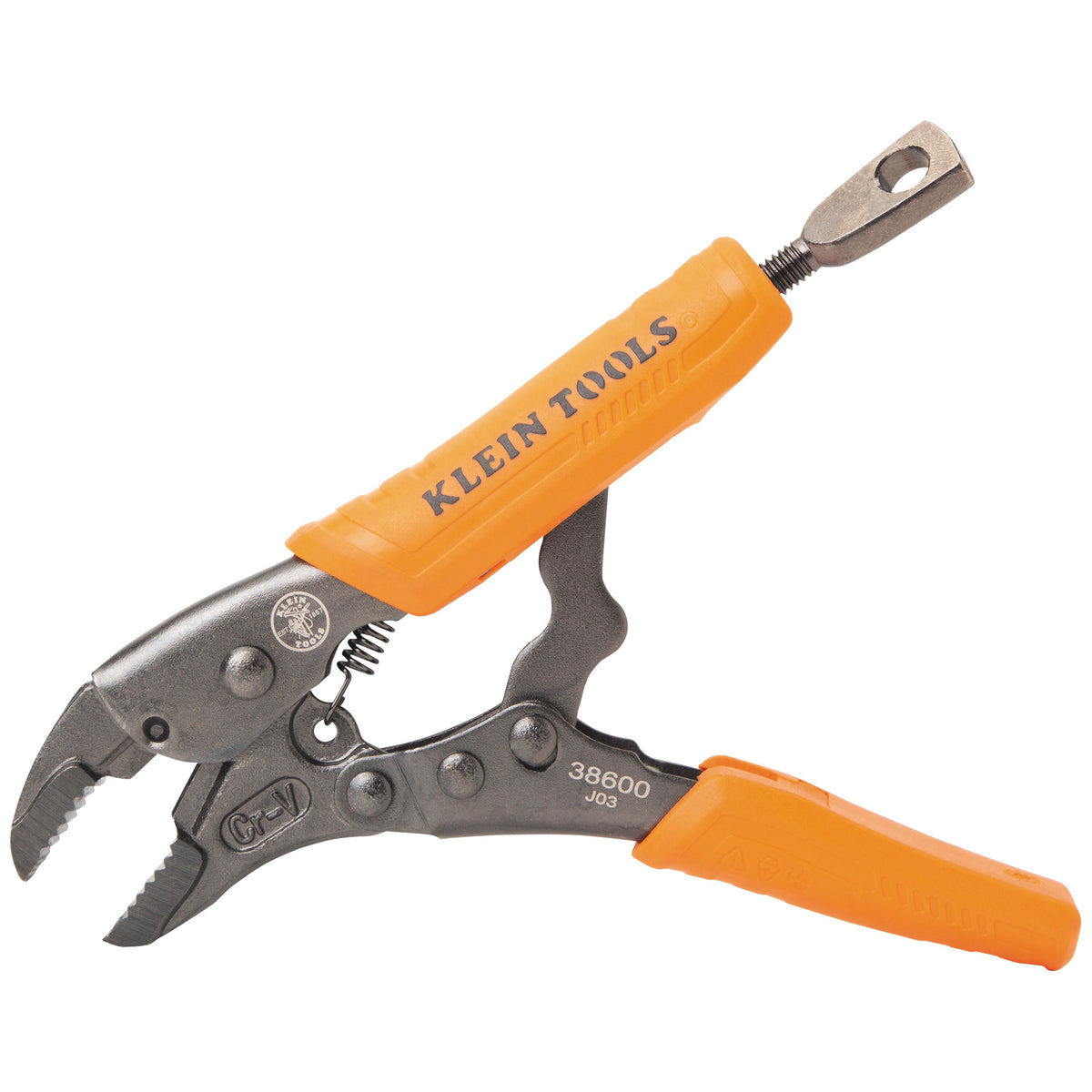 Klein 38600 locking pliers side view open