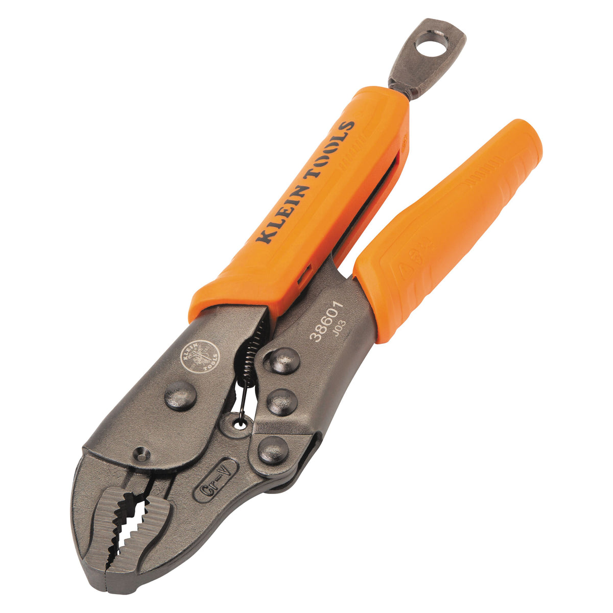 Klein 38601 locking pliers front view closed