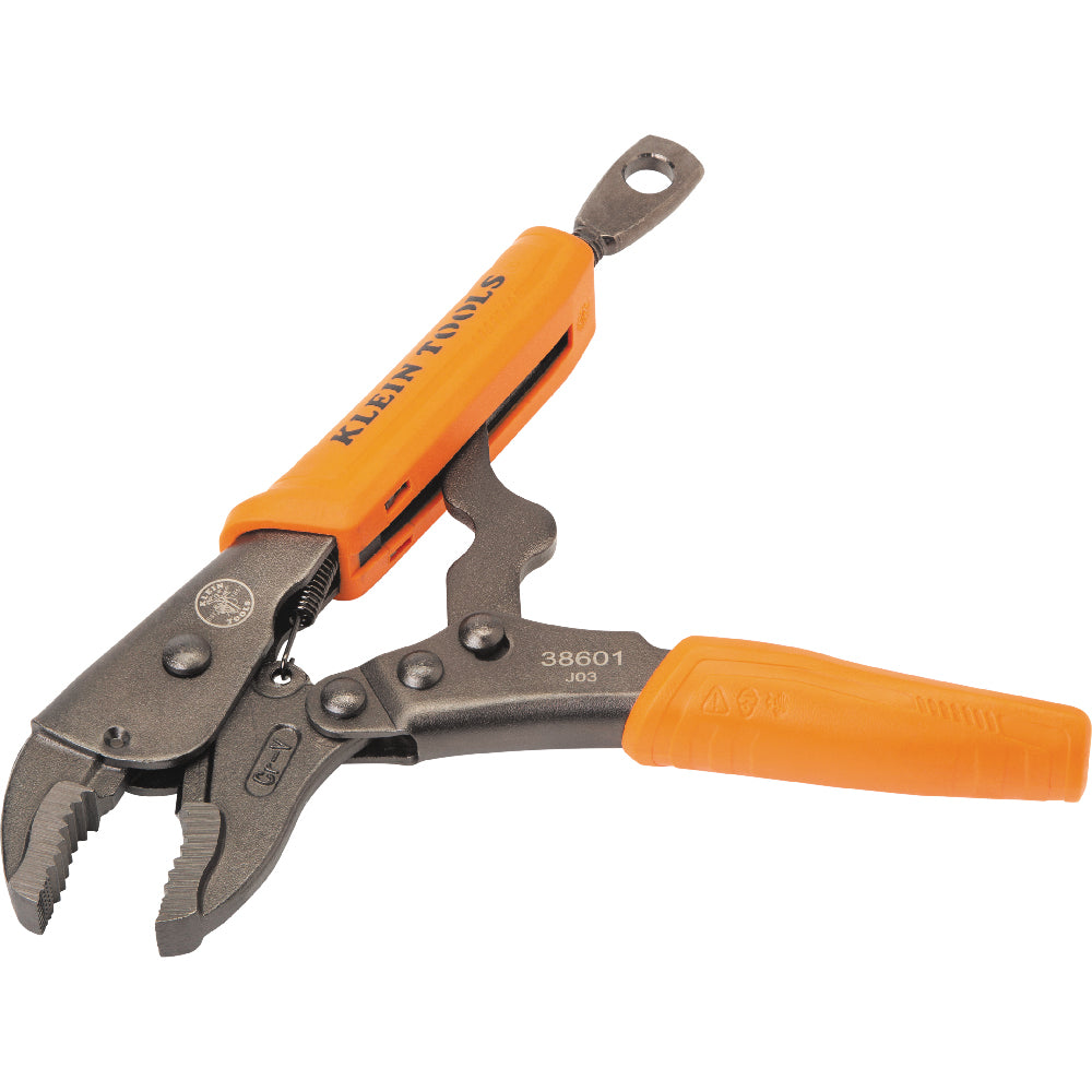 Klein 38601 locking pliers front view open
