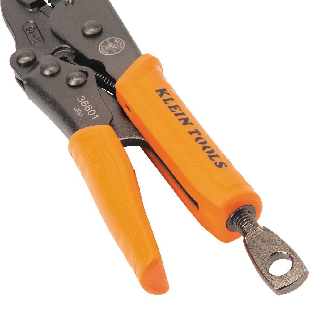Klein 38601 locking pliers thumb knob detail
