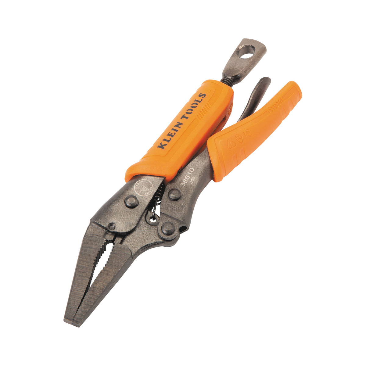 Klein 38610 locking pliers front view closed