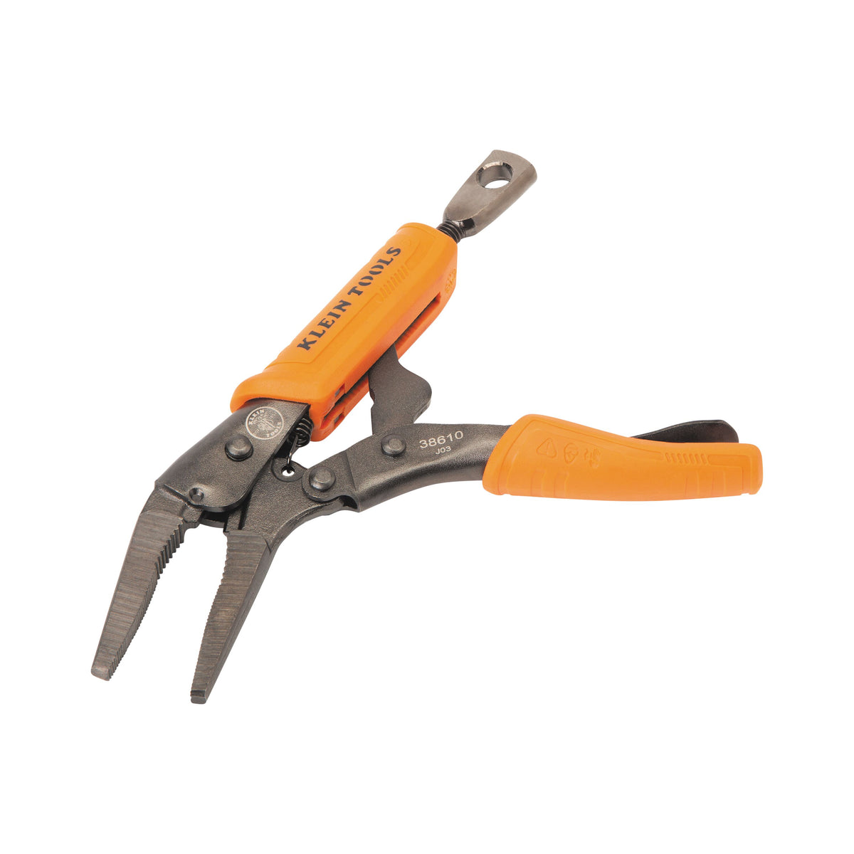 Klein 38610 locking pliers front view open