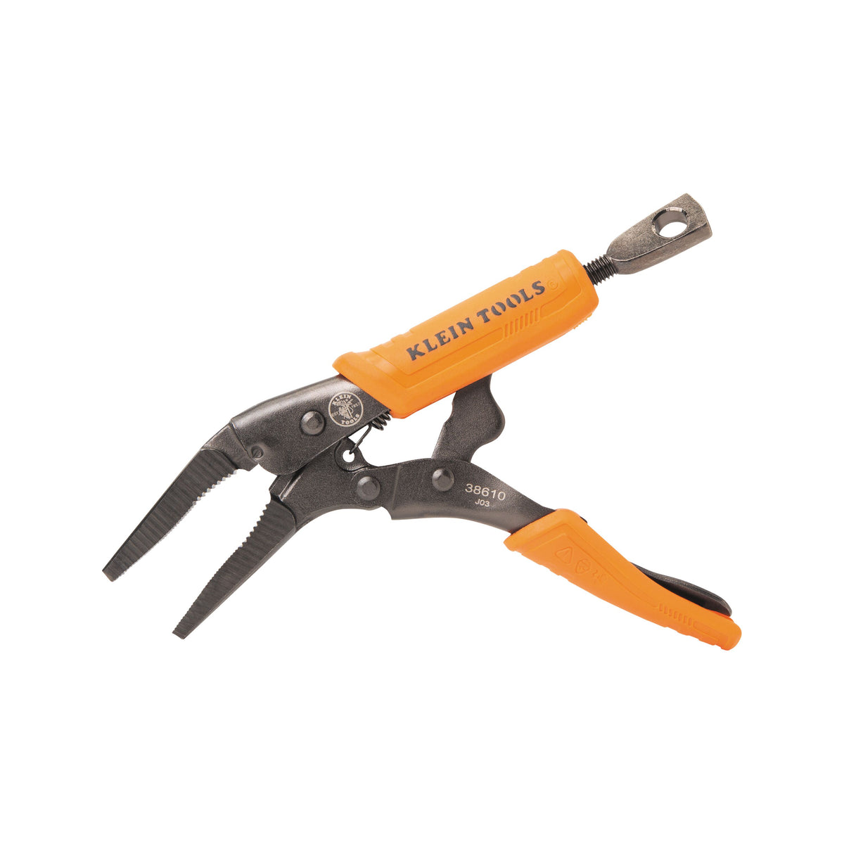 Klein 38610 locking pliers side view open