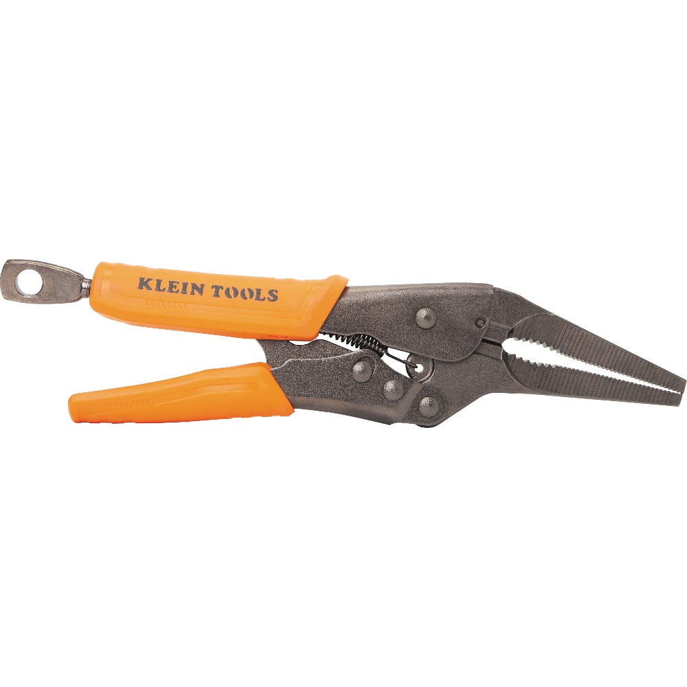 Klein Tools 38612 Long Nose Locking Pliers, 9-Inch
