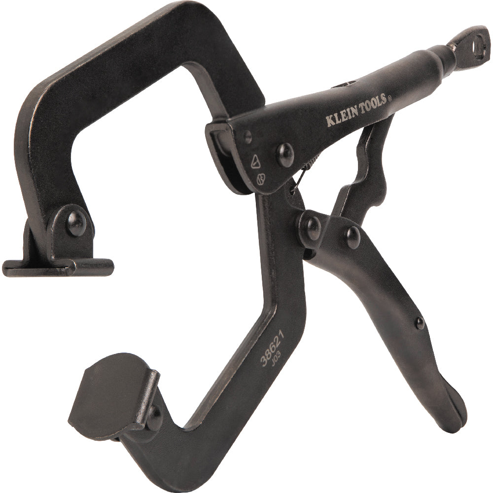 Klein C-Clamp Locking Pliers with Swivel Jaws 9-inch 38621