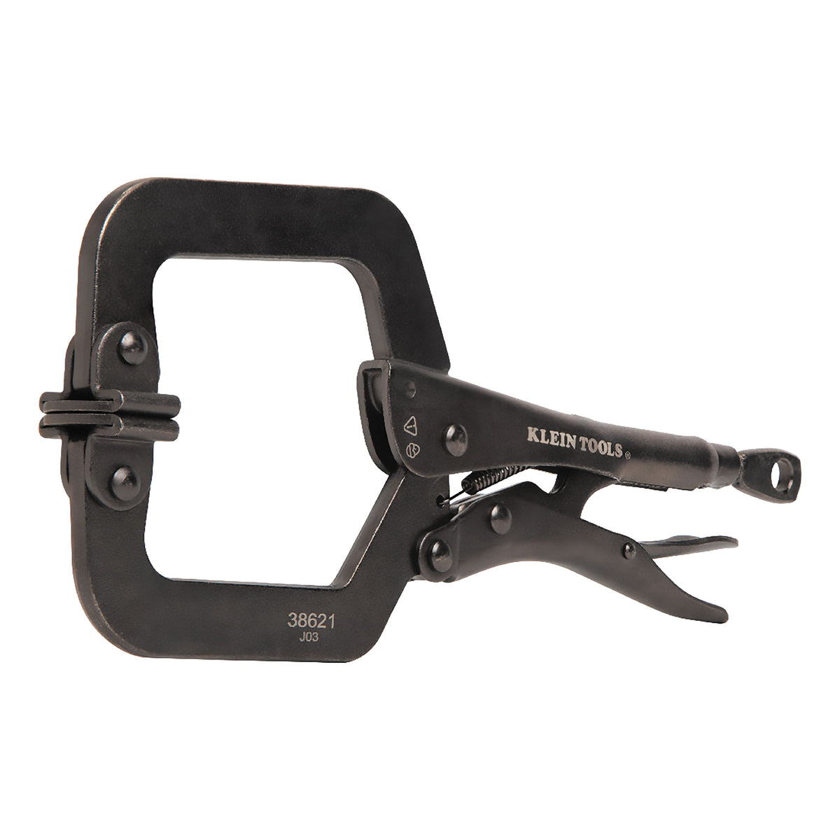 Klein 38621 C-clamp locking pliers jaws closed