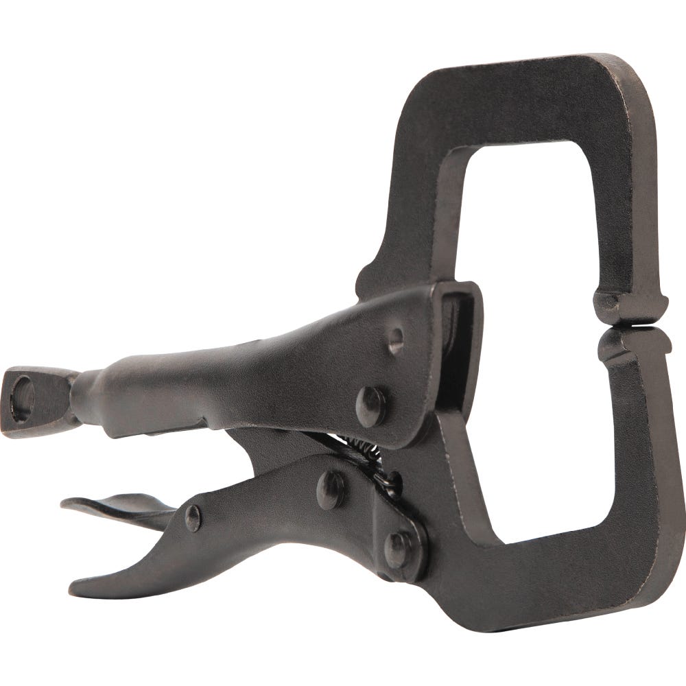 Klein Tools 38630 C-Clamp Locking Pliers With Standard Jaws, 6-Inch