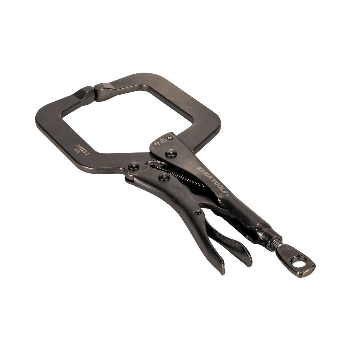 Klein 38631 C-clamp locking pliers rear view
