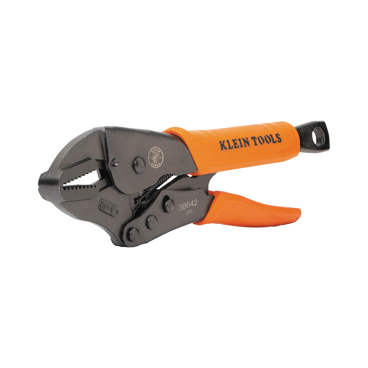 Klein 38642 straight jaw locking pliers jaws closed
