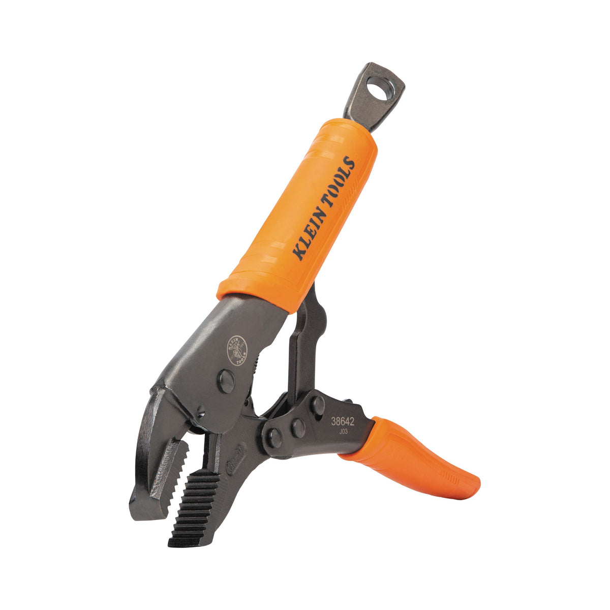 Klein 38642 straight jaw locking pliers jaws open