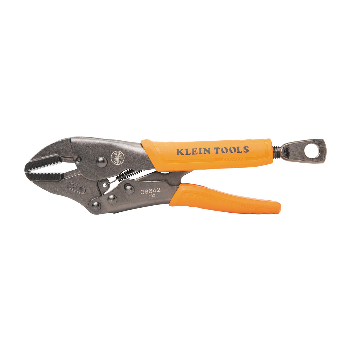 Klein 38642 locking pliers side view closed