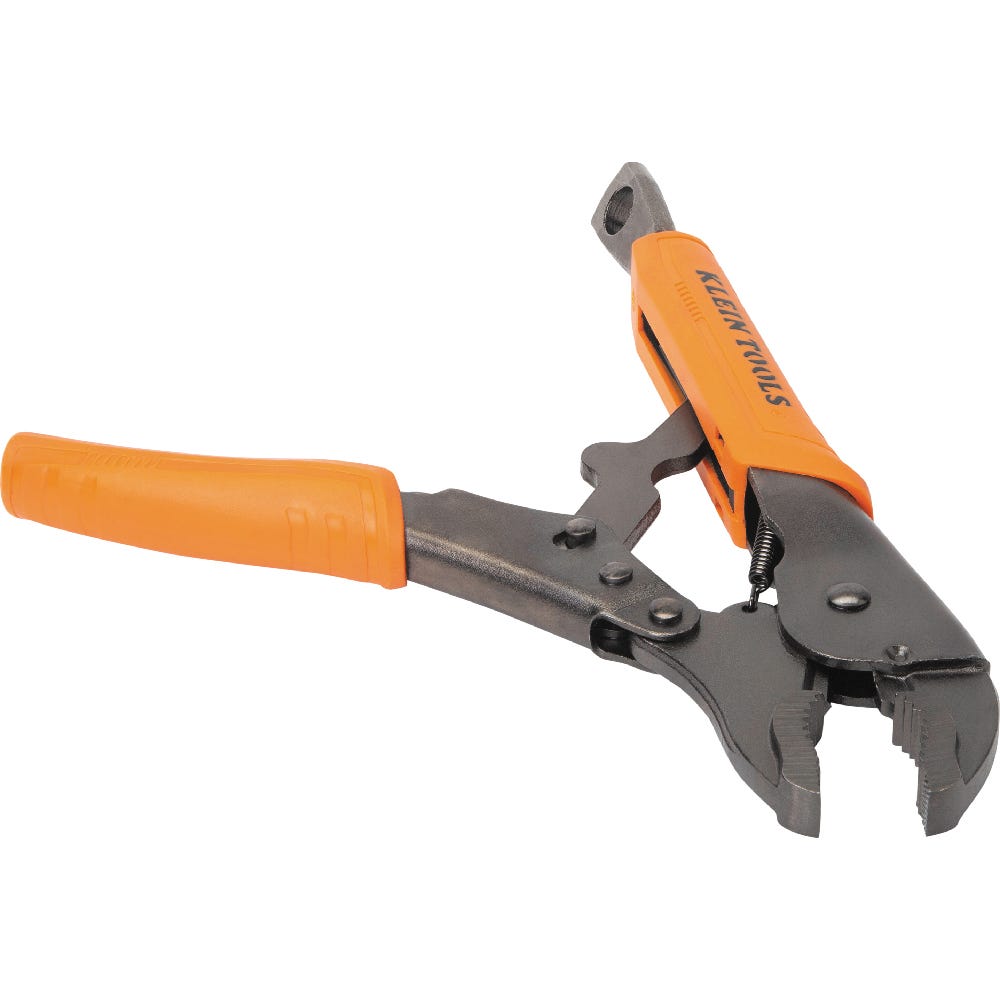 Klein Tools 38660 2-Piece Curved Jaw Locking Pliers Set, 7-Inch and 10-Inch