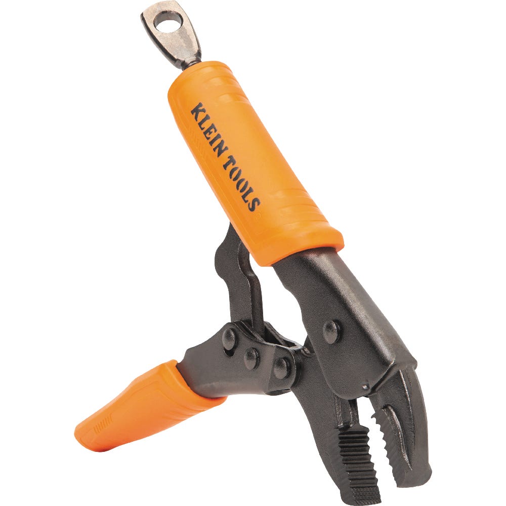 Klein Tools 38660 2-Piece Curved Jaw Locking Pliers Set, 7-Inch and 10-Inch
