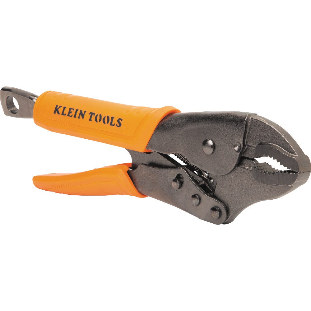 Klein Tools 38660 2-Piece Curved Jaw Locking Pliers Set, 7-Inch and 10-Inch