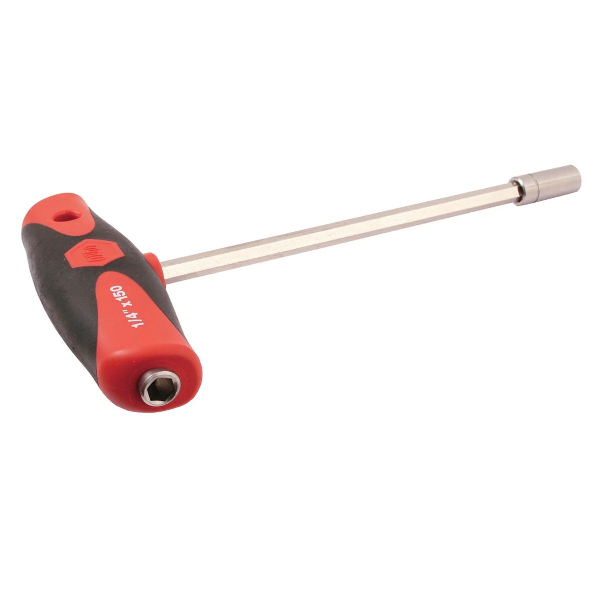 Wiha 38802 1/4" T-Handle Dual Drive Magnetic Bit Holder
