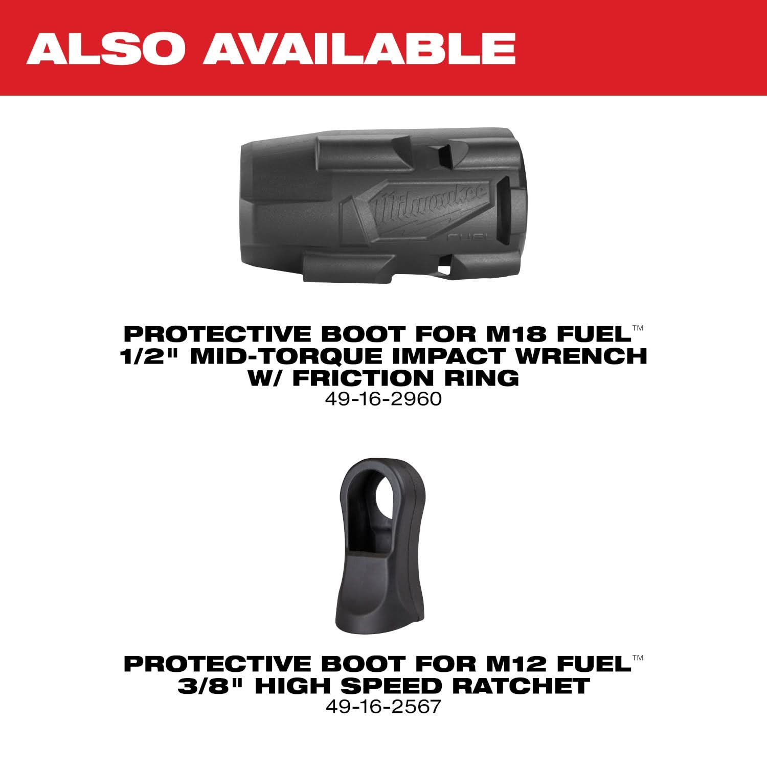 Milwaukee 3890-22 M18 FUEL Impact Wrench & M12 FUEL Ratchet  2-Tool Combo Kit
