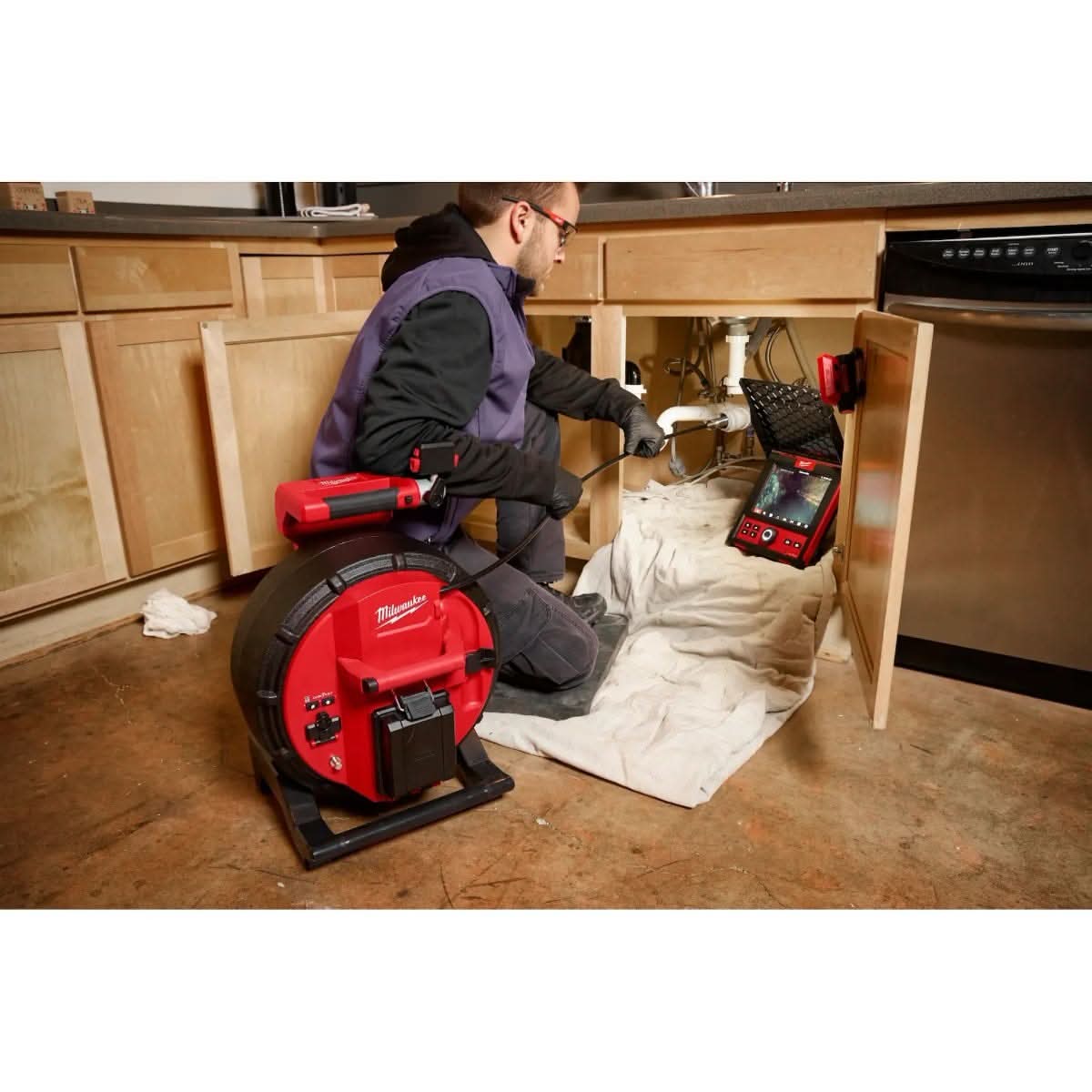 Milwaukee 3972-22 M18 100 ft. Flexible Modular Pipeline Inspection