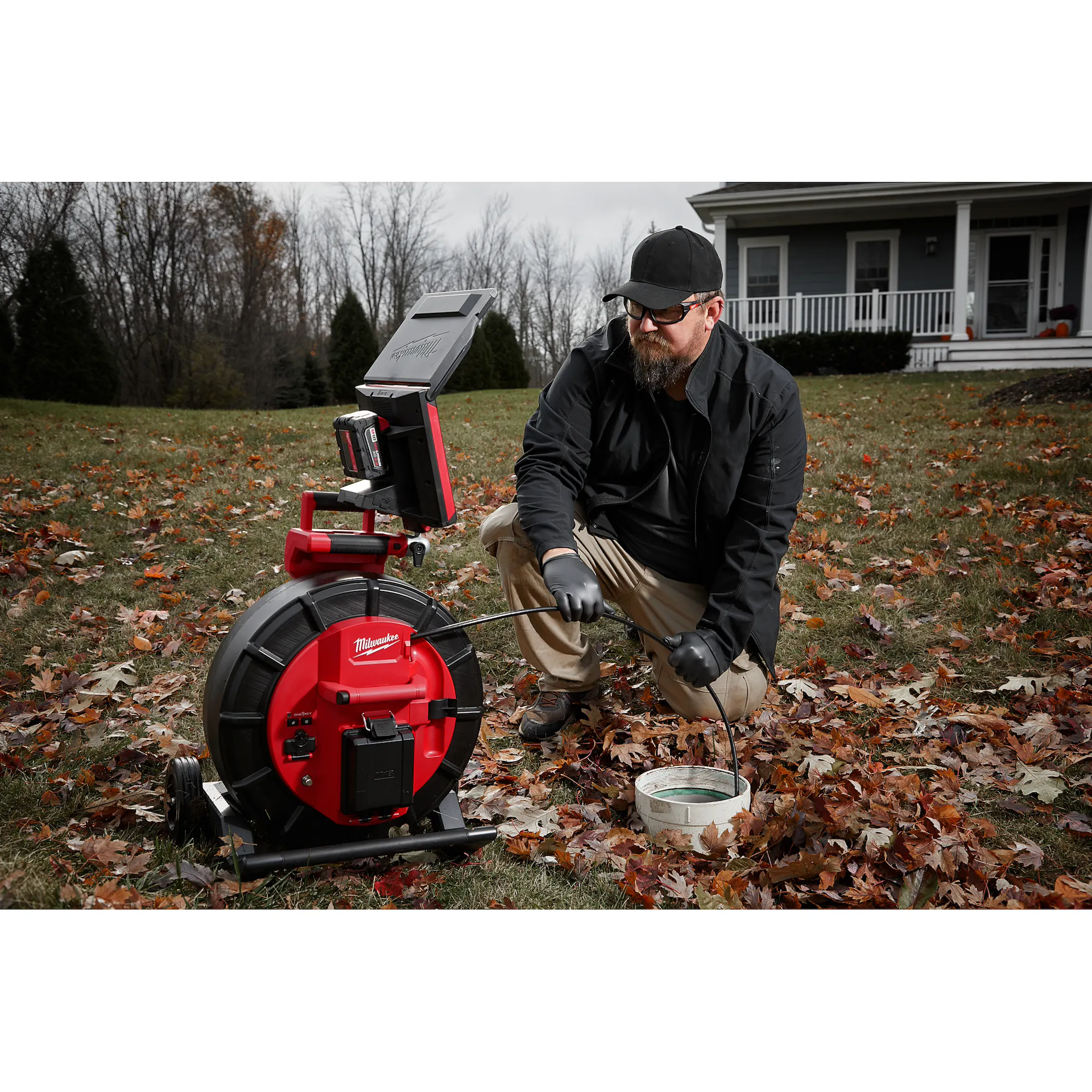 Milwaukee 3975-22 M18 200 ft. Mid-Stiff Modular Pipeline Inspection System 5.0Ah Kit