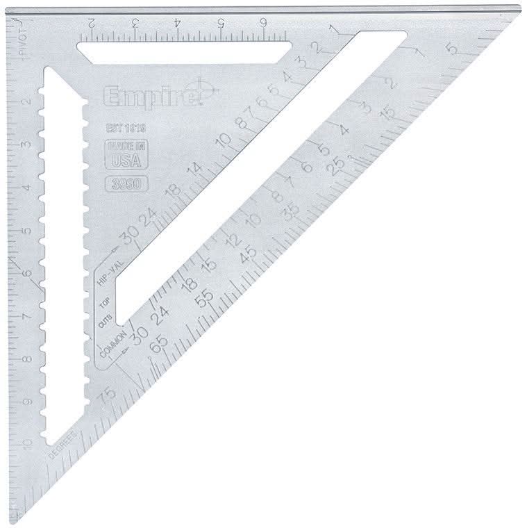 Empire 3990 Magnum Rafter Square, 12-in. Marking and Layout Tool