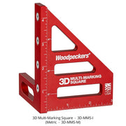 Woodpeckers 3D-MMS-I 3D Multi-Marking Square - Inch