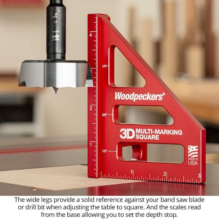 Woodpeckers 3D-MMS-M 3D Multi-Marking Square - Metric