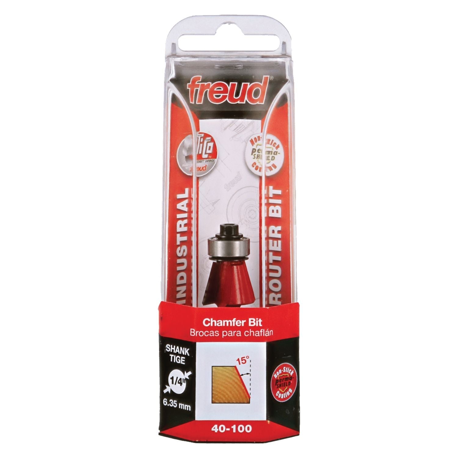 Freud 40-100 23/32-Inch Chamfer Router Bit