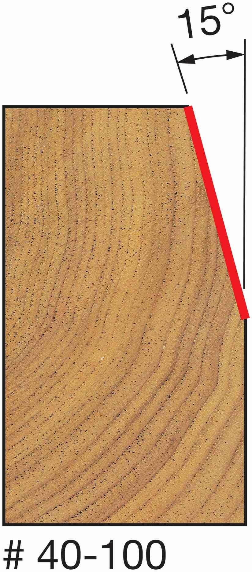 Freud 40-100 23/32-Inch Chamfer Router Bit