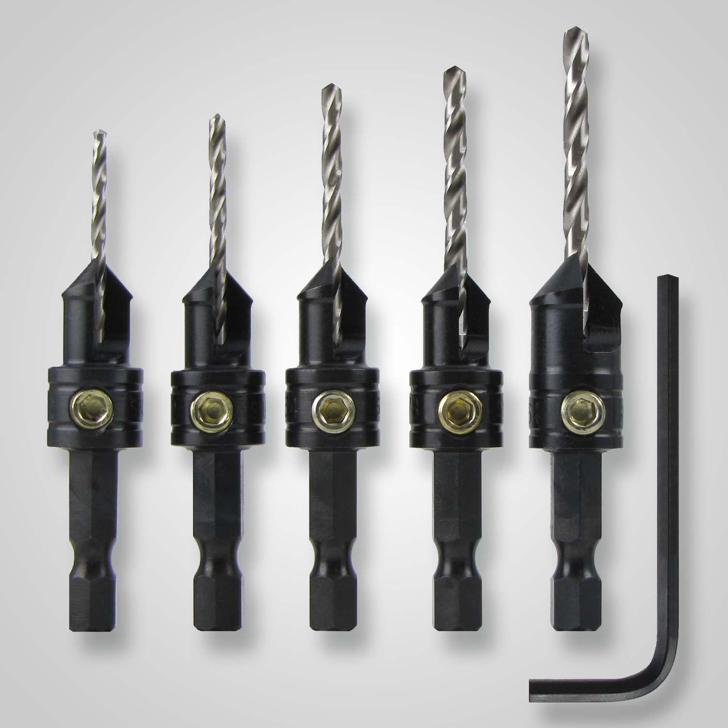 Snappy Tools 40030 5-Piece Countersink Set