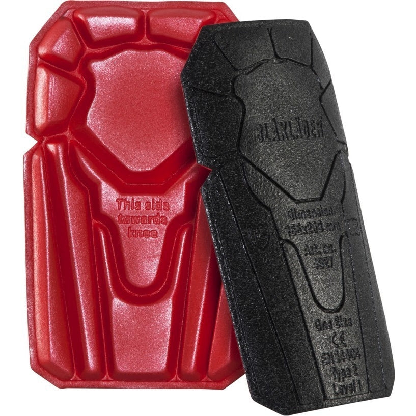 Blaklader 40481203 Reinforced Kneepad, Black / Red