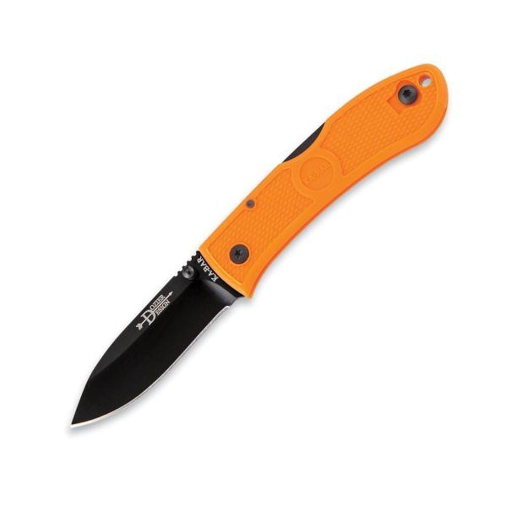 Ka-Bar 4062BO Dozier Folding Hunter, Blaze Orange