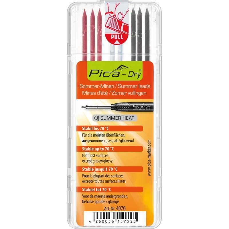 Pica Dry Pencil with SUMMERHEAT Water Resistant Refills