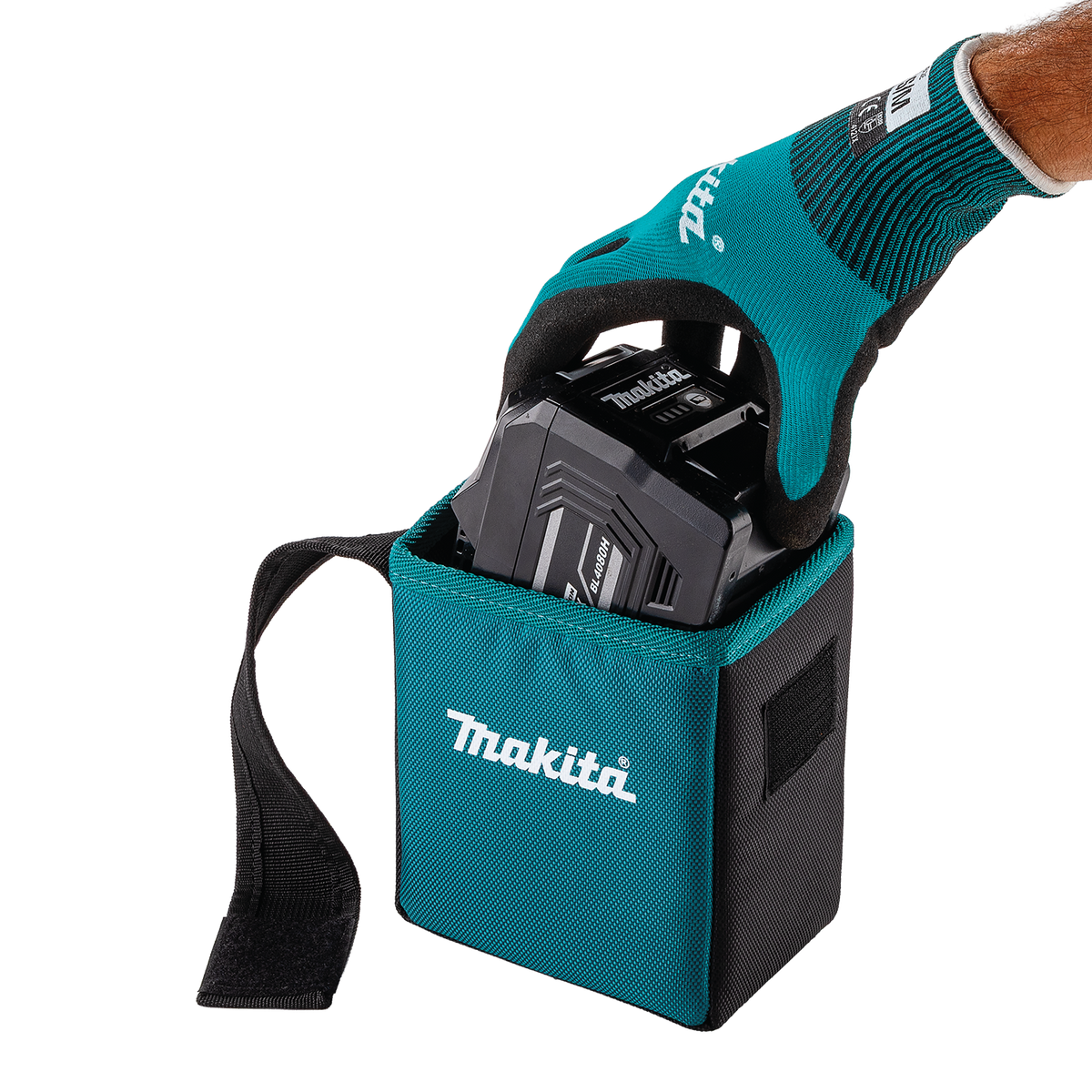 Makita Battery Holder for GBU04 40V max XGT Backpack Blower feature detail (1917R0-0)