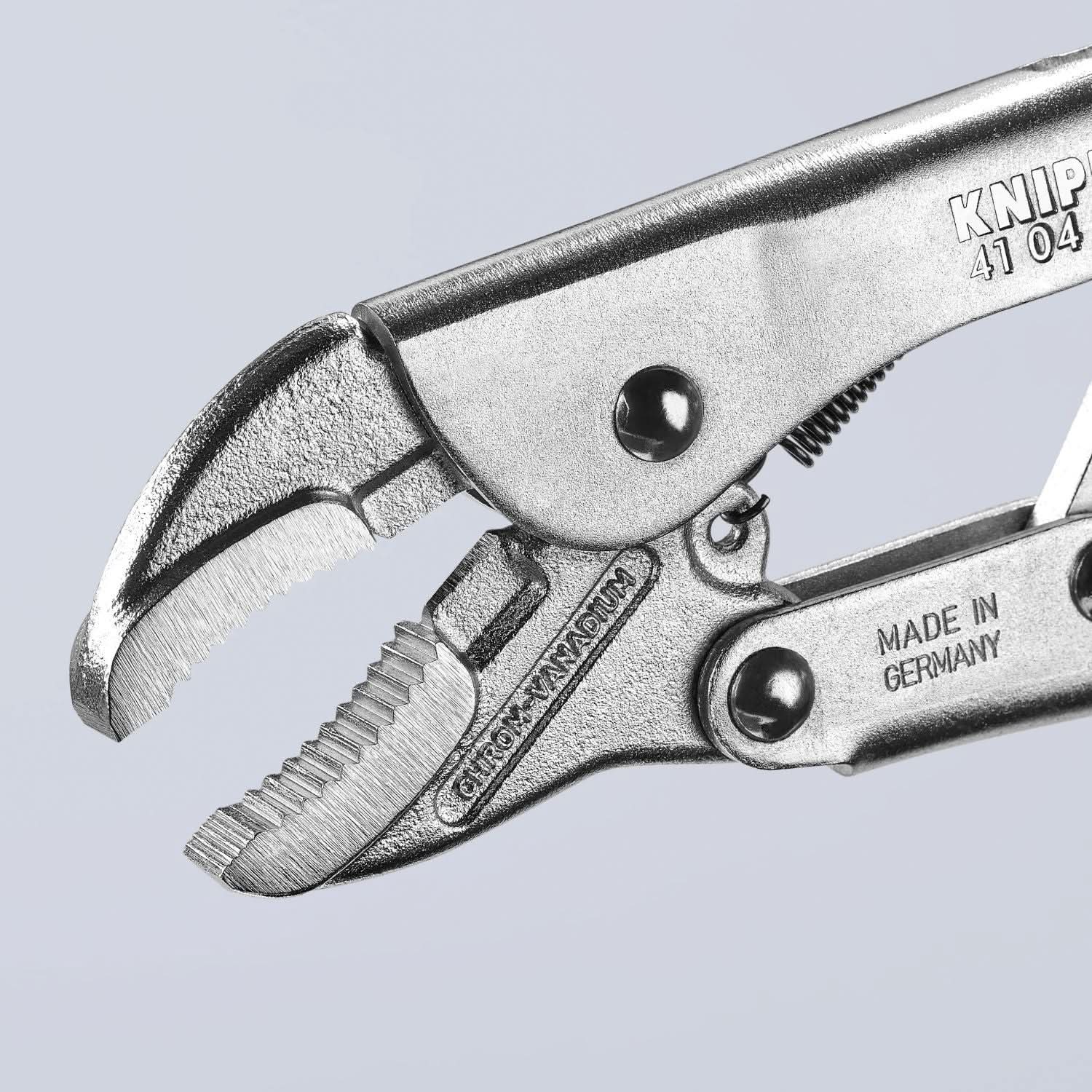 Knipex 41 04 180 Grip Pliers-Round Jaws