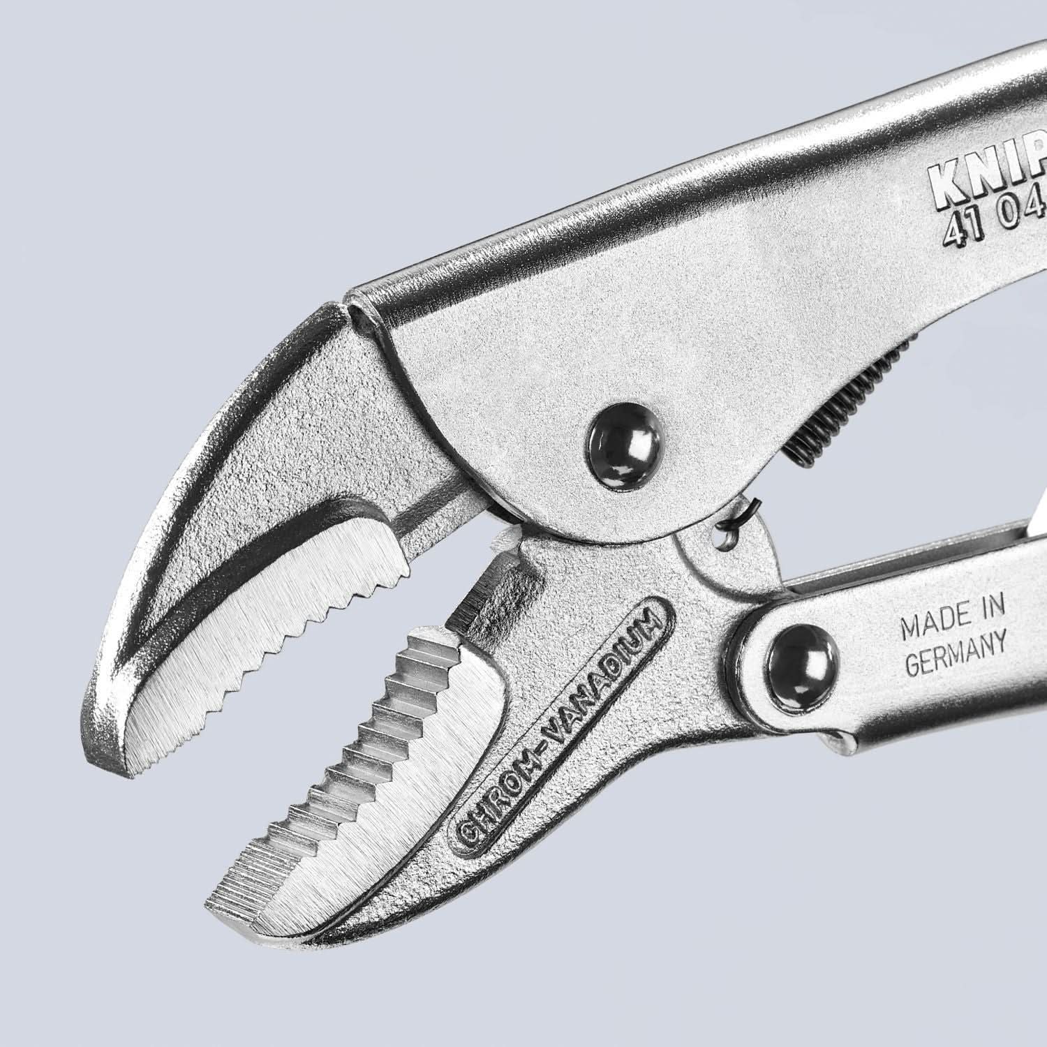 Knipex 41 04 250 Grip Pliers-Round Jaws