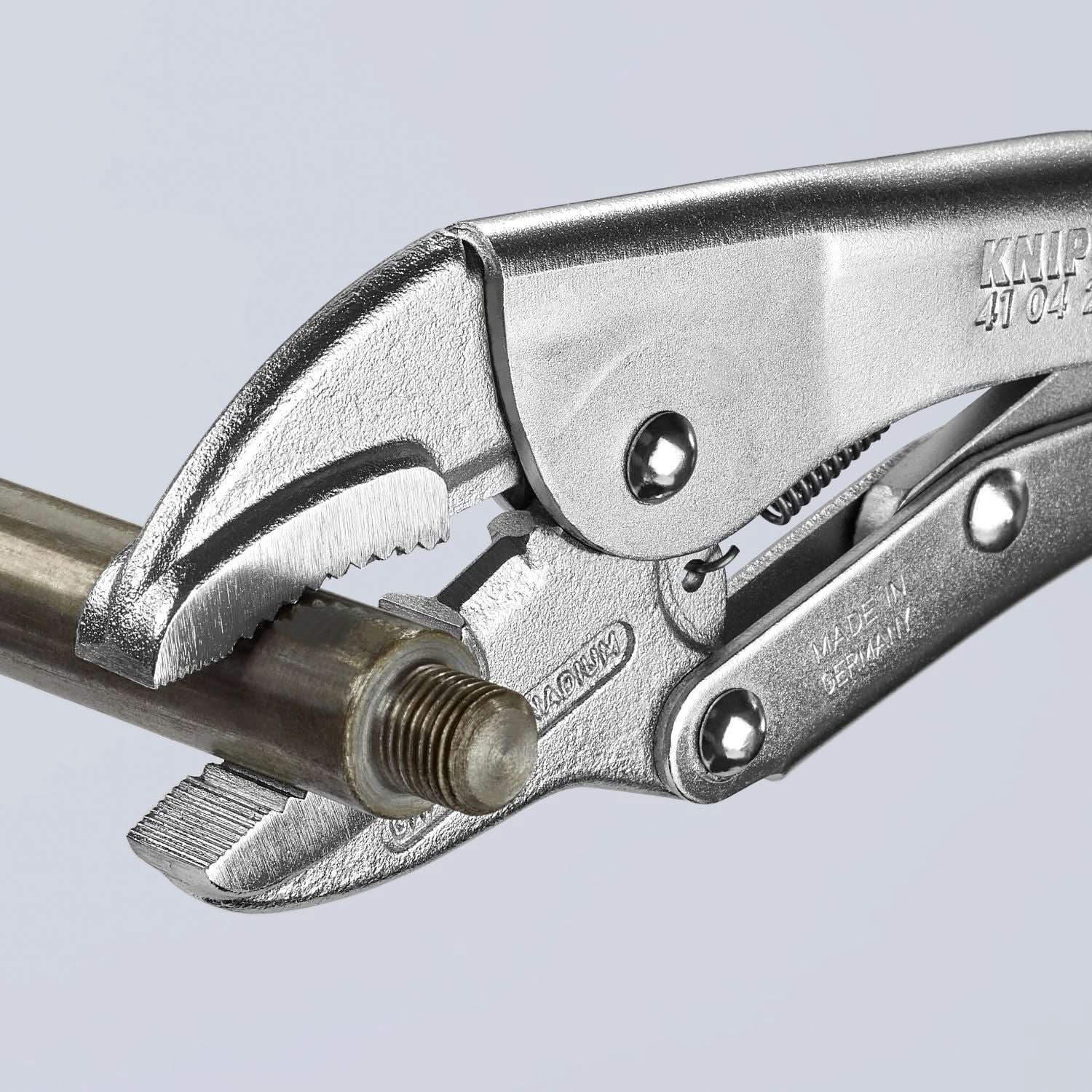 Knipex 41 04 250 Grip Pliers-Round Jaws