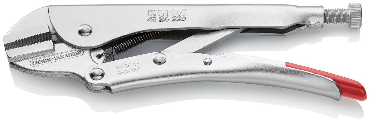 Knipex 41 24 225 Grip Pliers-Straight Jaws