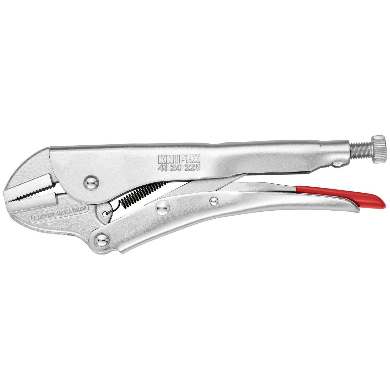 Knipex 41 24 225 Grip Pliers-Straight Jaws