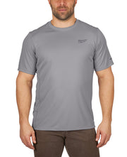 Milwaukee 414G Gray Short Sleeve Workskin Light Shirt, L